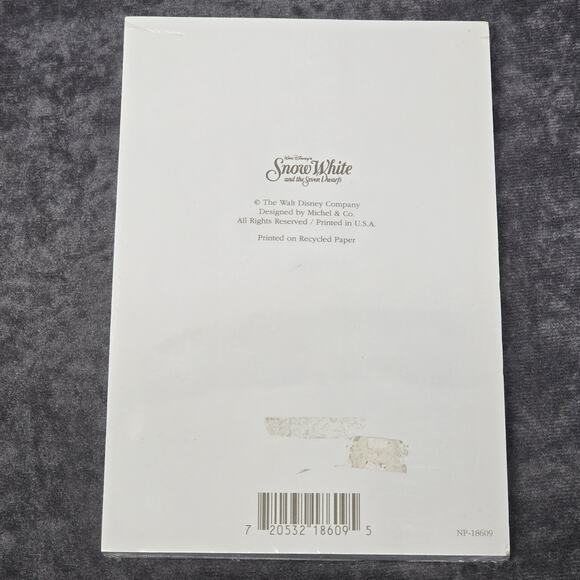 Walt Disney Die Cut Notepad 25th Anniversary Snow White & 7 Dwarfs Note Pad Set - Picture 5 of 10